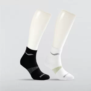 SAUCONY SOCK RUN DRY MID-CREW X2